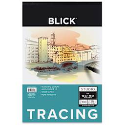 Blick Studio Tracing Paper Pad - 12" x 18", 100 Sheets, front of pad