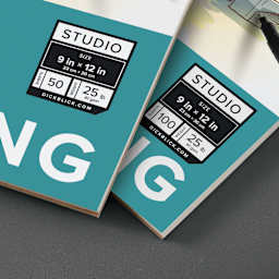 Blick Studio Tracing Paper Pads, close-up of 50 and 100 sheet pad corners