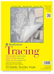 Strathmore 300 Series Tracing Paper - Tracing Paper Pad, 50 Sheets 9"x12"