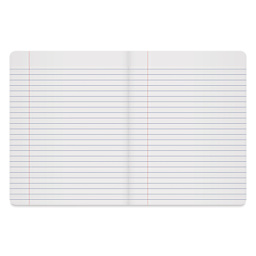 Roaring Spring Composition Notebook - 9-3/4" x 7-1/2", Ruled, Red, open