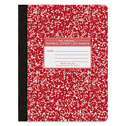 Roaring Spring Composition Notebook - 9-3/4" x 7-1/2", Ruled, Red, front