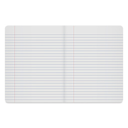 Roaring Spring Composition Notebook - 9-3/4" x 7-1/2", Ruled, Blue, open