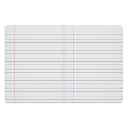 Roaring Spring Composition Notebook - 9-3/4" x 7-1/2", Ruled, Green, open