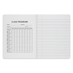 Roaring Spring Composition Notebook - 9-3/4" x 7-1/2", Ruled, Green, inside cover