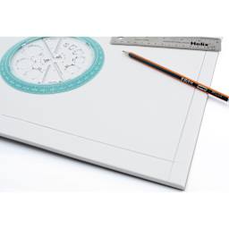 Helix Vellum Paper Pad - 11" x 17", corner of sheet