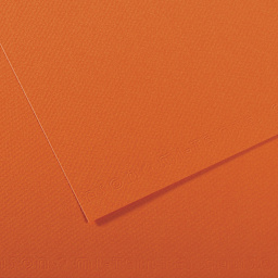 Canson Mi-Teintes Drawing Paper - 19" x 25", Orange, Single Sheet
