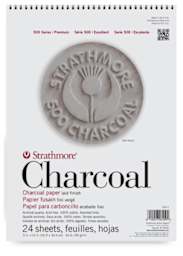 Charcoal Pad, 24 Sheets Assorted Tints 9" x 12"  Front Cover