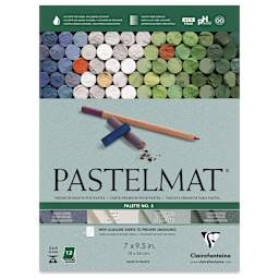 Clairefontaine Pastelmat Pad - Palette No. 5, 12 Sheets - front of pad