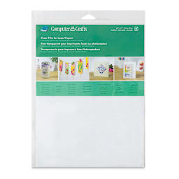 Grafix Laser Film - Clear, 8-1/2" x 11", Pkg of 6