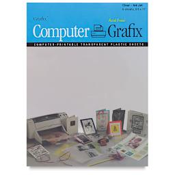 Grafix Clear Inkjet Film - Pkg of 6, 8-1/2" x 11"