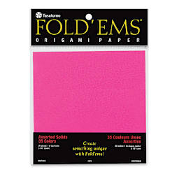 Yasutomo Origami Colored Paper Assortment - 5-7/8" x 5-7/8", Pkg of 35 Sheets (front of package)