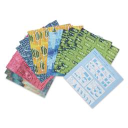 Yasutomo Karen Elaine Origami Paper Pack - Mishmash, Pkg of 24