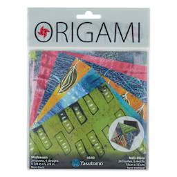 Yasutomo Karen Elaine Origami Paper Pack - Mishmash, Pkg of 24, front of packaging