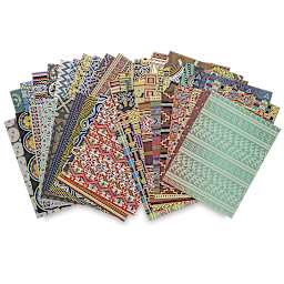 Roylco Decorative Papers - 8-1/2" x 11", Around the World, 96 Sheets