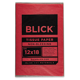 Blick Art Tissue - 12" x 18", Scarlet, 50 Sheets