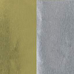 Folia Alu Foil Rolls - Both sides of Gold and Silver Foil shown