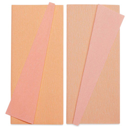 Lia Griffith Crepe Paper - Double-Sided Sheets, Coral, Pkg of 2