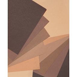 Roylco Skin Tone Craft Paper - 8-1/2" x 11", Pkg of 48 Sheets, close-up