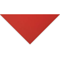 Blick Premium Cardstock - 19-1/2" x 27-1/2", Hot Red, Single Sheet (close-up of corner)