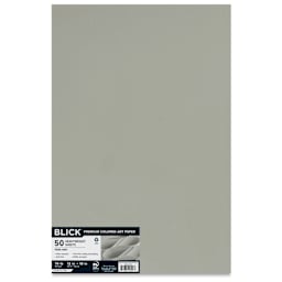 Blick Premium Colored Art Paper - 12" x 18", Pearl Gray, 50 Sheets
