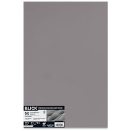 Blick Premium Colored Art Paper - 12" x 18", Scotch Gray, 50 Sheets