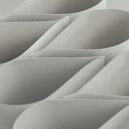 Blick Premium Construction Paper - 19-1/2" x 27-1/2", Pearl Gray, Single Sheet, curved sheets