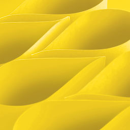 Blick Premium Construction Paper - 19-1/2" x 27-1/2", Yellow, curved sheets