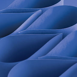 Blick Premium Colored Art Paper - 19-1/2" x 27-1/2", Dark Blue, Single Sheet, curved sheets