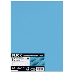 Blick Premium Colored Art Paper - 9" x 12", Sky Blue, 50 Sheets