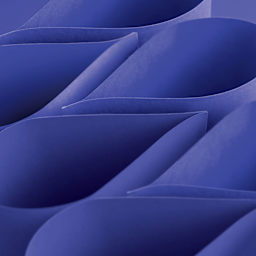 Blick Premium Construction Paper - 19-1/2" x 27-1/2", Ultramarine, Single Sheet, curved sheets