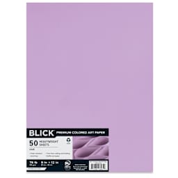 Blick Premium Colored Art Paper - 9" x 12", Lilac, 50 Sheets