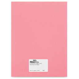 RiteCo Construction Paper - Pink, 9" x 12", 50 Sheets