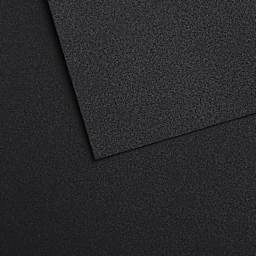 Canson Mi-Teintes Velvet Paper Pad - 12.6" x 16.1", Charcoal Black, single sheet shown