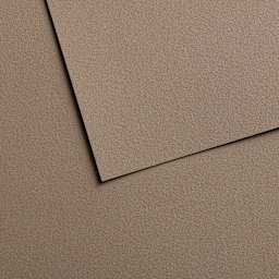 Canson Mi-Teintes Velvet Sheet - 19.5" x 25.5", 613 Grey Brown, 430 gsm, Single Sheet