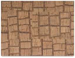 Corkskin Paper - Full sheet of large ladder-grain look paper