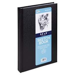 Pro Art Hardbound Sketchbooks - Single sketchbook upright at left angle
