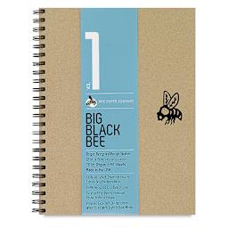 Big Black Bee Bogus Recycled Sketchbook - 12" x 9", Rough, wirebound, 50 Sheets