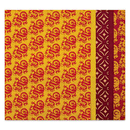 Aitoh Decorative Lokta Paper Pack - Dragons, 8-1/2" x 11", Pkg of 5