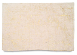 Screenprinted Nepalese Lokta Paper - Full sheet of Gold brushed Natural paper
