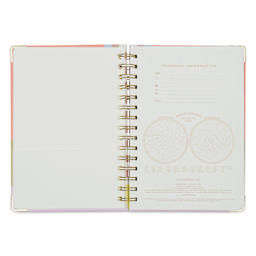 DesignWorks Ink Undated 13-month Perpetual Planner - Geometry, 6-1/4" x 8-1/4", inside cover