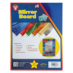 Mirror Boards - 8-1/2" x 11", Blue, 10 Sheets