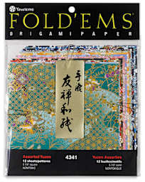 Yasutomo Yuzen Origami Papers - Front of Assorted Colors package
