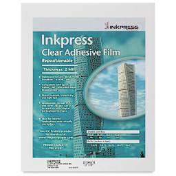 Inkpress Adhesive Clear Inkjet Film - 13" x 19", 20 Sheets