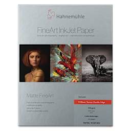 Hahnemuhle William Turner Inkjet Paper - 8-1/2" x 11", Deckle Edge, 25 Sheets, front of package