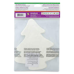 Roylco Color Diffusing Paper Pack - Evergreen Trees, Pkg of 50 back of packaging