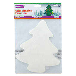 Roylco Color Diffusing Paper Pack - Evergreen Trees, Pkg of 50 front of packaging
