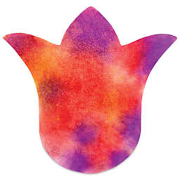 Roylco Color Diffusing Paper Pack - Spring Seasonal Shapes, Pkg of 96 flower completed project