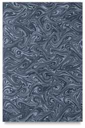 Books by Hand Marbled Papers - Single Gray/Black Marbled Sheet shown