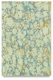 Books by Hand Marbled Papers - Single Light Green marbled sheet shown