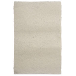 Geo Print Lokta Paper - Gold and Cream, 20" x 30" (back of paper)
